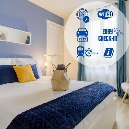 Metro 7 - Gare C - Parking Private- Easy Check-In Apartment Иври сюр Сен Екстериор снимка